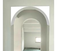 Kanduo Drywall Arch Arched Door mouldings, semi-Circular Design, paintable, for Home and Interior Decoration, Set of 2(18x18x18cm/7.1x7.1x7.1")