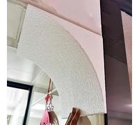 Kanduo Drywall Arch Curved Door Arch Frames, Decorative Rounded Corner mouldings, semi-Circular, top-Mounted, 2 Pieces(36x36x36cm/14.2x14.2x14.2")