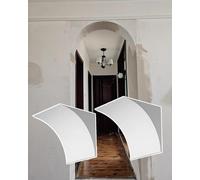 Kanduo Drywall Arch Decorative Mouldings for Round Door Arches; DIY Foam Semi-Circular Arches; Suitable for Hallways and Interiors,Set of 2(49x49x49cm/19.3x19.3x19.3")