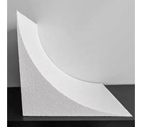Kanduo Drywall Arch DIY Arched Door Frame for Walls, Pre-fabricated Arched Door Mouldings, Rounded Corner Mouldings, Set of 2(42x42x42cm/16.5x16.5x16.5")