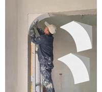 Kanduo Drywall Arch DIY Porch Decoration, plasterboard Construction, plasterboard Arch, for a semi-Circular Interior Doorway(40x40x40cm/15.7x15.7x15.7")