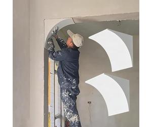 Kanduo Drywall Arch DIY Porch Decoration, plasterboard Construction, plasterboard Arch, for a semi-Circular Interior Doorway(23x23x23cm/9.1x9.1x9.1")