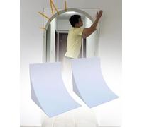 Kanduo Drywall Arch Foam Arch Set, pre-Curved Decorative Arch Door Frames with Rounded Corners, paintable, 2 Pieces(18x18x18cm/7.1x7.1x7.1")
