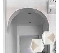 Kanduo Drywall Arch Paintable DIY Door Arch Frames, Decorative Arch Trims for doorways, 2 Curved plasterboard Panels(36x36x36cm/14.2x14.2x14.2")