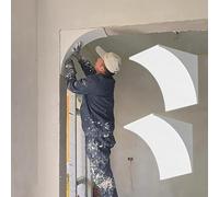 Kanduo Drywall Arch Plasterboard Archway Door Frame Trim, Suitable for Standard Semi-Circular Interior Doorways, 2 Pieces(22x22x22cm/8.7x8.7x8.7")