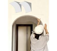 Kanduo Drywall Arch Rounded-Corner Archway kit, Suitable for interiors, bedrooms and Door Frames, 2 Pieces (37x37x37cm)