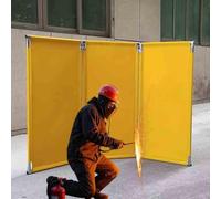 Kanduo Industrial Welding Curtains Screen Panel With Metal Frame, Welding Screen Panel,Flame Resistance Welding Curtain Useful(58x110 cm)