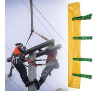 Kanduo Insulation Blanket Commercial Transformer Insulation Mat with 4 Pcs Clips, High Voltage Electrical Safety Equipment for Electrician(10kv,16 x20 in/40x50 cm)
