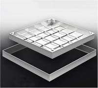 Kanduo invisible manhole cover Embedded manhole cover and frame,Stainless Steel Inspection Chamber Cover,Square Manhole Cover(8cm,80 * 80cm/31.5 * 31.5in)