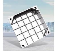 Kanduo invisible manhole cover Invisible Manhole Cover And Frame, Invisible Flush-Fit Design Sewage Basin Cover，for Patios Garden School(8cm,60 * 60cm/23.6 * 23.6in)