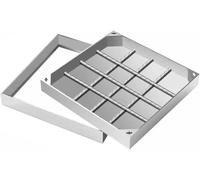 Kanduo invisible manhole cover Stainless steel manhole cover invisible,Invisible Decorative Septic Tank Covers for Outside(8cm,70 * 70cm/27.6 * 27.6in)