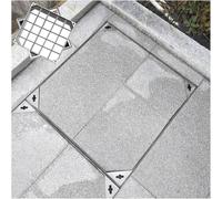 Kanduo invisible manhole cover Stainless steel manhole cover invisible,Invisible Design Embedded Manhole Lid, Garden Yard Septic Tank Cover(5cm,50 * 50cm/19.6 * 19.6in)