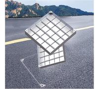 Kanduo invisible manhole cover Stainless steel manhole cover invisible,Square Manhole Cover,Garden Yard Septic Tank Cover(5cm,60 * 60cm/23.6 * 23.6in)