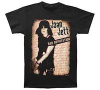 kanduo Joan Jett Mens Bad Reputation Big Print T Shirt Black S
