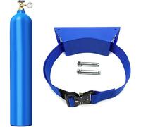 Kanduo Oxygen Cylinder Rack ABS Wall Mounted Gas Cylinder Bracket, Blue Black Gray Oxygen Carrier Holder for School/Factory/Laboratory(Blue)
