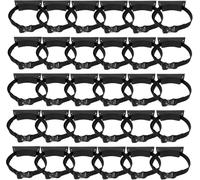 Kanduo Oxygen Cylinder Rack Gas Cylinder Holder Wall-mounted Bracket, Portable Oxygen Tank Storage Rack with Screws & Safety Strap(Schwarz,30pack)