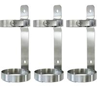 Kanduo Oxygen Cylinder Rack Gas Cylinder Wall Mount Bracket Single Bottle, Chlorine Nitrogen Propane Tank Carrier Holder for Commercial/Households(3pack)