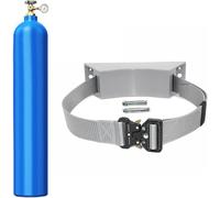 Kanduo Oxygen Cylinder Rack Heavy Duty Gas Cylinder Mount Bracket 1 2 3 4 5 Pcs, Hospital/Commercial/Domestic Propane Tank Holder Rack(Grey,1pc)