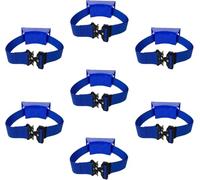 Kanduo Oxygen Cylinder Rack Oxygen Acetylene Tank Bracket Medical/Commercial/Home, Gas Cylinder Rack Holder Storage Organizer with Screw/Strap(Blue,7pcs)