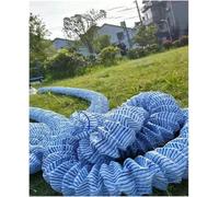 Kanduo Perforated French Drain Pipe French Drain Pipe, 4-inch Corrugated Perforated, Flexible Underground with Steel Wire,8m