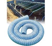 Kanduo Perforated French Drain Pipe French Drainage Pipes, Flexible Underground, Suitable for Landscaping, Gardens, and patios(55.8ft/1700cm)