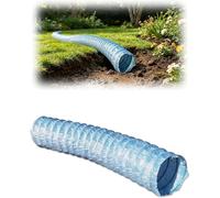 Kanduo Perforated French Drain Pipe Perforated Corrugated Flexible Drainage Pipe, Suitable for driveways, Yards, lawns, and Outdoor use,12m
