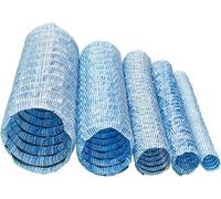 Kanduo Perforated French Drain Pipe Steel-Reinforced Flexible French Drainage Pipe, Perforated Corrugated, Suitable for driveways, Yards, and lawns,8m