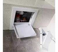 Kanduo Plumbing Access Door Access Panel Ceiling Wall Hole Covering Panels with Click Mechanism, Wall Tile Access Panel Magnetic Door Inspection Hatch(15x15cm/6x6in)
