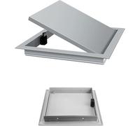Kanduo Plumbing Access Door Access Panel Gray Access Panel Hatch Drywall, Recessed Inspection Panel(350x350mm/13.7x13.7in)