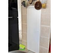 Kanduo Plumbing Access Door Access Panel Metal Drywall Access Panel Door,Custom White Plumbing Valve Repair Hole Service Shaft Plate(60x30cm/23.6x11.8in)