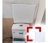 Kanduo Plumbing Access Door Access Panel，Plastic Cover Wall Access Panel，Self Adhesive for Tile, Flat Access Plumbing Decorative Cover(200x200mm/7.8x7.8in)