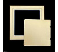 Kanduo Plumbing Access Door Access Panel Self Adhesive Wall Access Panel Door for Shower, Conceals Electric Meter Hole Cover(Gold,150x150mm/6x6in)