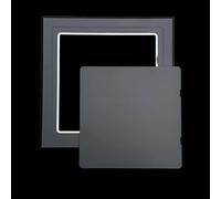 Kanduo Plumbing Access Door Access Panel Self Adhesive Wall Access Panel Door for Shower, Conceals Electric Meter Hole Cover(Schwarz,250x250mm/9.8x9.8in)