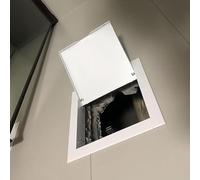 Kanduo Plumbing Access Door Access Panel White Easy Access Doors Hole Cover for Plumbing, Metal Wall Access Panel Covers(20x20cm/7.8x7.8in)