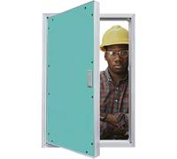 Kanduo Plumbing Access Door Fir Inspection Door，Plasterboard Custom Size, Hidden Access Panel with Lock for Loft/Drywall(WxH 60x100cm)