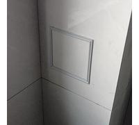 Kanduo Plumbing Access Door Hidden Tile Access Panel for Bath，Small Plastic Inspection Hatch Door，Ceiling/Wall Hole Cover Plate(Grey,15x20cm (5 7/8"x7 7/8"))