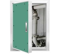 Kanduo Plumbing Access Door Lockable Inspection Door Access Panel Custom Size, Plasterboard Wall Hole Cover for Drywall/Plumbing/Electrical/Commercial(WxH 300x400mm)
