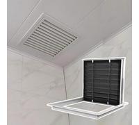 Kanduo Plumbing Access Door Louvered Vented Access Panel for Ceiling Drywall，Electrical Access Door Cover with Dust Protection(40x40cm(16x16in))