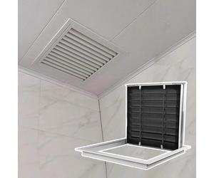 Kanduo Plumbing Access Door Louvered Vented Access Panel for Ceiling Drywall，Electrical Access Door Cover with Dust Protection(45x45cm(18x18in))