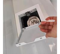 Kanduo Plumbing Access Door Oracra Access Panel Square Loft Hatch/Access Panel Door, Click Open Plumbing Meter Box Wall Hole Covers(25x25cm/9.8x9.8in)