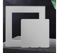 Kanduo Plumbing Access Door Palsitc Access Door150x150 200x200 250x250, Self Adhesive Access Panel Cover for Drywall/Tile, Ceiling Wall Hole Plate(Grey,200x200mm/8x8in)