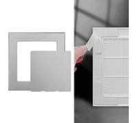 Kanduo Plumbing Access Door Self Adhesive Access Panel Cover，Small Inspection Door for Plumbing/HVAC Duct/Wiring，Snap in Access Hatch Board(Grey,150x150mm (5.9x5.9in))