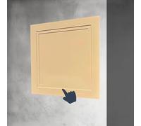 Kanduo Plumbing Access Door Spring Loaded Access Panel, Drywall Wall Hole Cover Access Door for Plumbing, Inspection Door Hatch(Yellow,15x15cm/6x6in)
