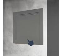 Kanduo Plumbing Access Door Spring Loaded Access Panel, Drywall Wall Hole Cover Access Door for Plumbing, Inspection Door Hatch(Dark Gray,15x15cm/6x6in)