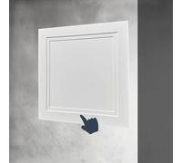 Kanduo Plumbing Access Door Spring Loaded Access Panel, Drywall Wall Hole Cover Access Door for Plumbing, Inspection Door Hatch(White,10x10cm/4x4in)