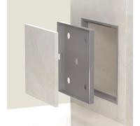 Kanduo Plumbing Access Door Tileable Access Panel Flush Mount，Snap in Access Hatch Door，Water Proof Inspection Door for Bathroom Bathtub(Grey,12x12cm (4 3/4"x4 3/4"))