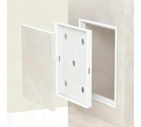Kanduo Plumbing Access Door Tileable Access Panel Flush Mount，Snap in Access Hatch Door，Water Proof Inspection Door for Bathroom Bathtub(White,12x12cm (4 3/4"x4 3/4"))
