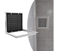 Kanduo Plumbing Access Door Vent Systems Access Panel for Attic Ceiling Drywall，Louvered Inspection Hatch Wall Hole Cover，Easy to Open(30x30cm(12x12in))