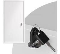 Kanduo Plumbing Access Door White Access Panel Cover with Key Lock，Flush Mount Wall Hole Cover，Customizable Service Door Hatch(40x70cm)