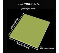 Kanduo PU Polyurethane Board, Wear and Oil Resistant Insulation Sheet Sealing Buffer Material for DIY and Construction(5mm)